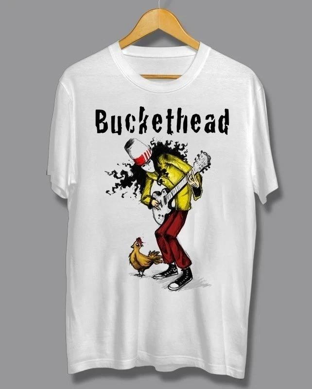 VTG Buckethead Guitar Player Black S to 5XL Unisex Shirt SG970 S разноцветный