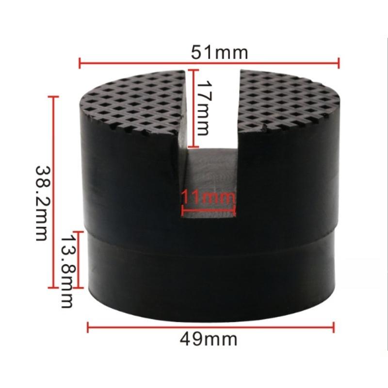 Universal Car Lift Jack Stand Rubber Pads Frame Protector Accesscries Repair Slotted Car Jack Adapter Pads Rubber Floor Car T7B7