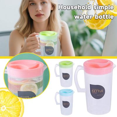 Cold Water Kettle Household Set  Large Capacity Plastic  Beverage Tea Juice Kettle