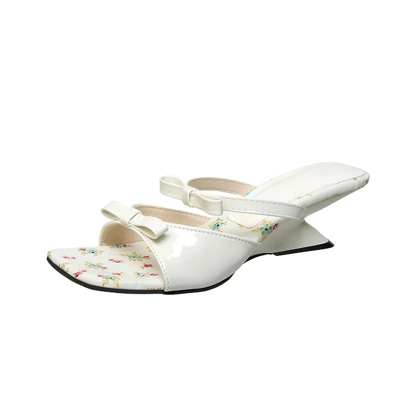 Women Slippers Summer Dress Shoes Designer Mid Heels Elegant Pumps Heeled Shoes Woman 2025 Trend Brand Party Women’s Chaussures
