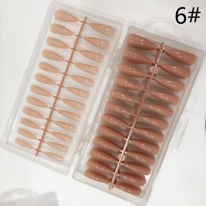 Jelly & Nude Wearable Nail Tips - 240 Pcs In Box: Ice Transparent & Colorful False Nails