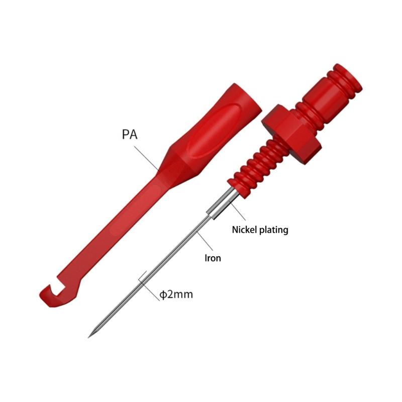 Automotive Circuit Tester Clip Safety Test Clip Insulation Test Clip Quick Piercing Hook Multimeter Hook Test Clip