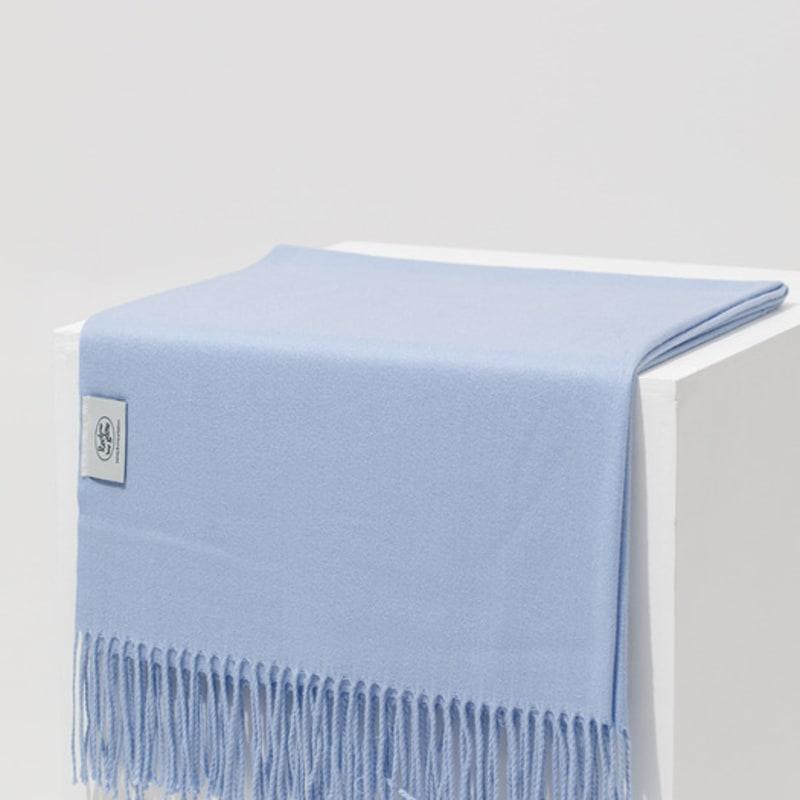RECLOW MILD Plain Muffler SKY BLUE