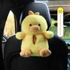 Car Headrest Napkin Holder Plush Animal Car Tissue Box Stuffed Automotive Interior Decor Tissue Organizer Napkin Dispenser For