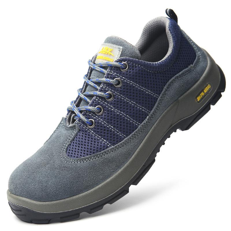 Labor Insurance Shoes Safety Shoes Anti-smashing and Anti-piercing Work Shoes Wear-resistant Protective Shoes