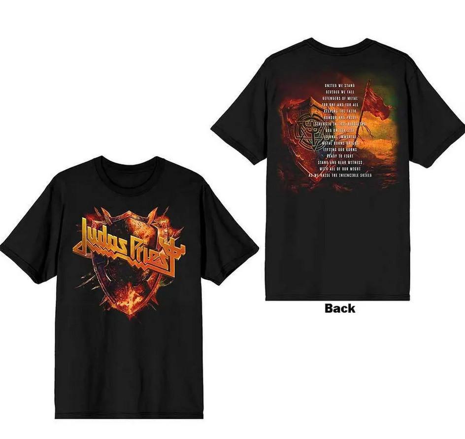 Judas Priest' T-Shirt, Judas Priest' Invincible Shielld 2024 Tour Shirt Double