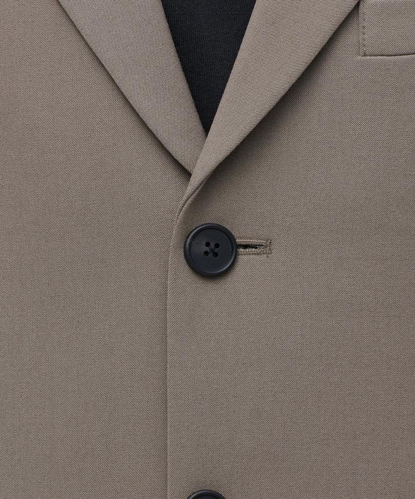 Musinsa Standard Oversized 3-Button Blazer [Dusty Beige]