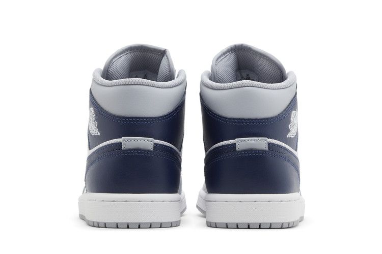 Jordan 1 Mid Wolf Grey Midnight Navy