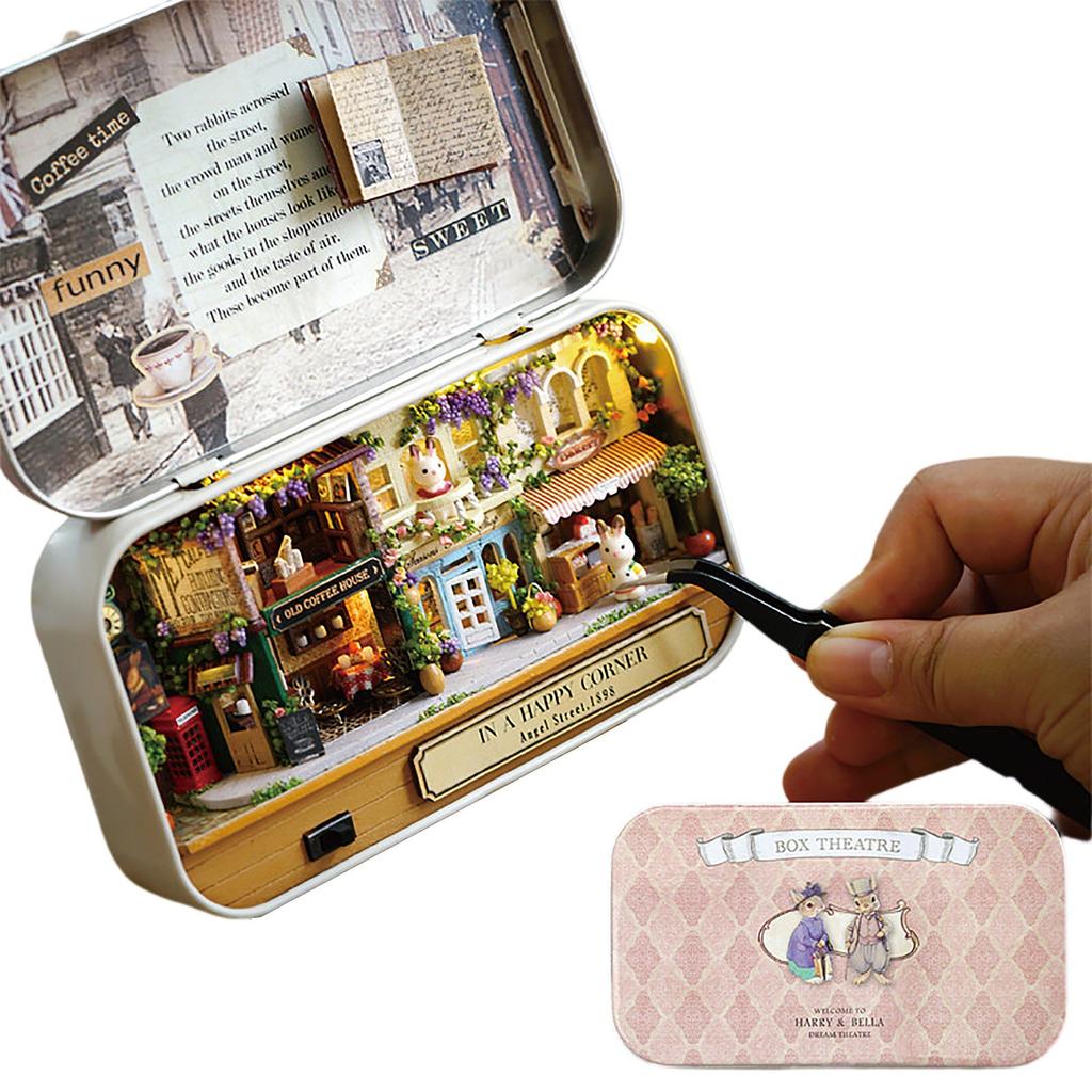 DIY Miniature House Kit – Handmade Box Craft House For Girls Birthday Gift 10ml