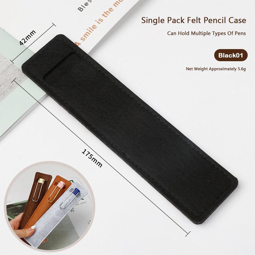 Felt Pen Pouch Multifunctional Pen Protective Sleeve Simple Pen Curtain Back To School
