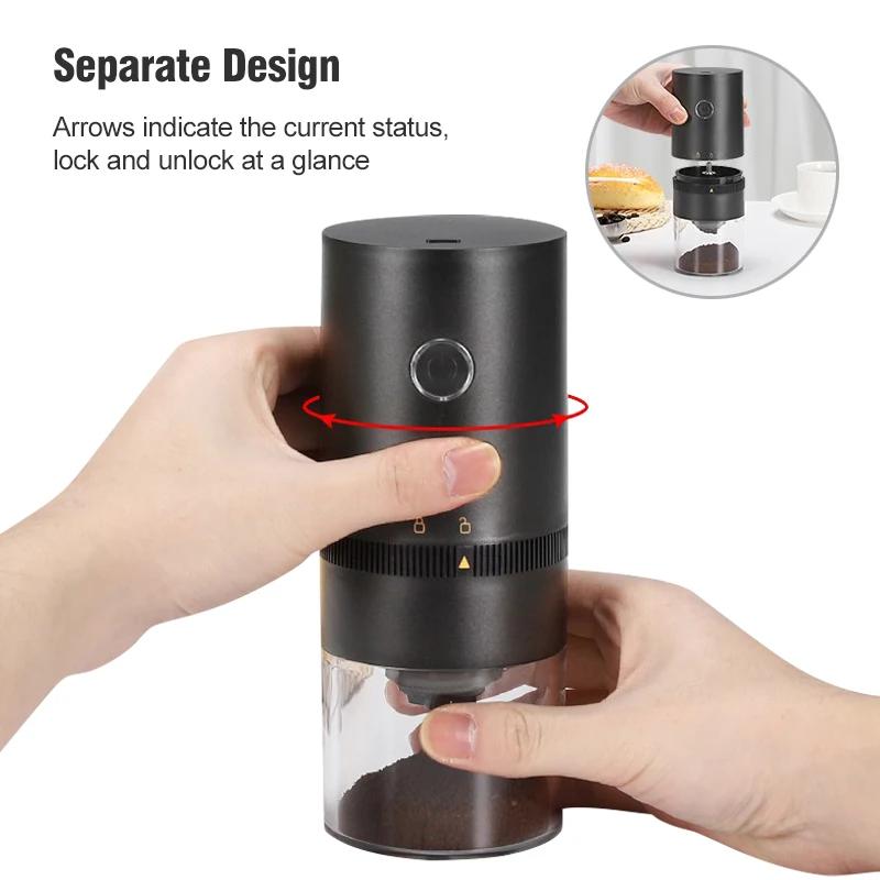 New Coffee Grinder TYPE C USB Charge Professional Ceramic Grinding Core Coffee Beans Mill Grinder New Upgrade Portable Electric