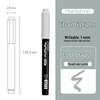 Monami 601 Korean Fluorescent Marker Pens, 12 Colors, Large Capacity, Creative Design (06021)