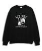 Wissi Tetragon Cat Oversized Sweatshirt (Wlfs003) Black