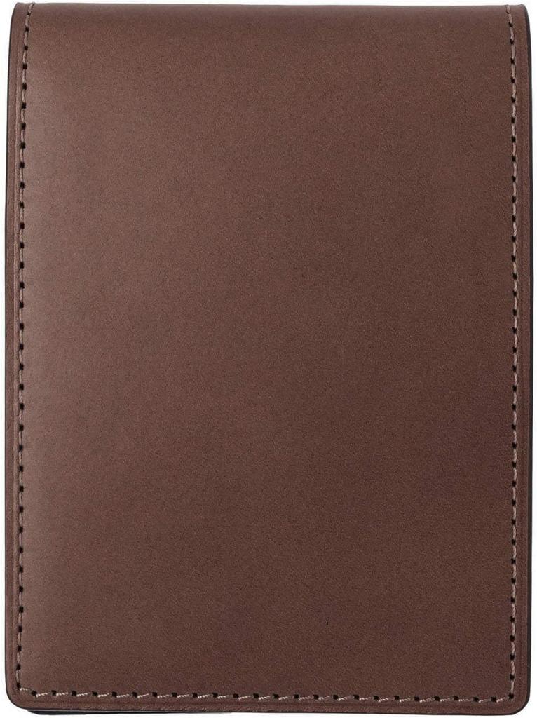 Slip-On Rio RHODIA Memo Cover #11 Chocolate (A-IOL-2807) Italian Leather A7 Size Simple Gift
