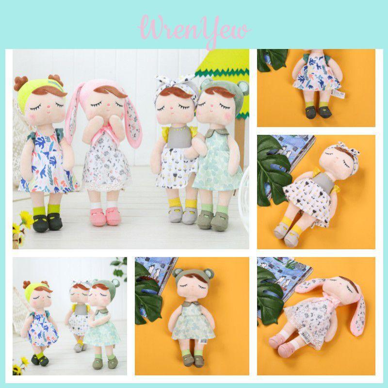 Metoo Stuffed Doll Princess Angela Bunny Plush Soft Rabbit Fashion