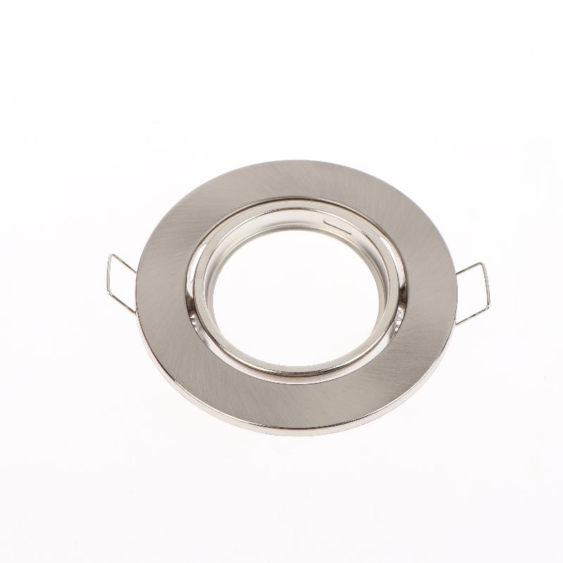1 Set Round Fixture Downlight Led Holders Cutout For Bulb Holder Recessed Led Spot Light Mr16 Gu10 Led Downlights Frame
