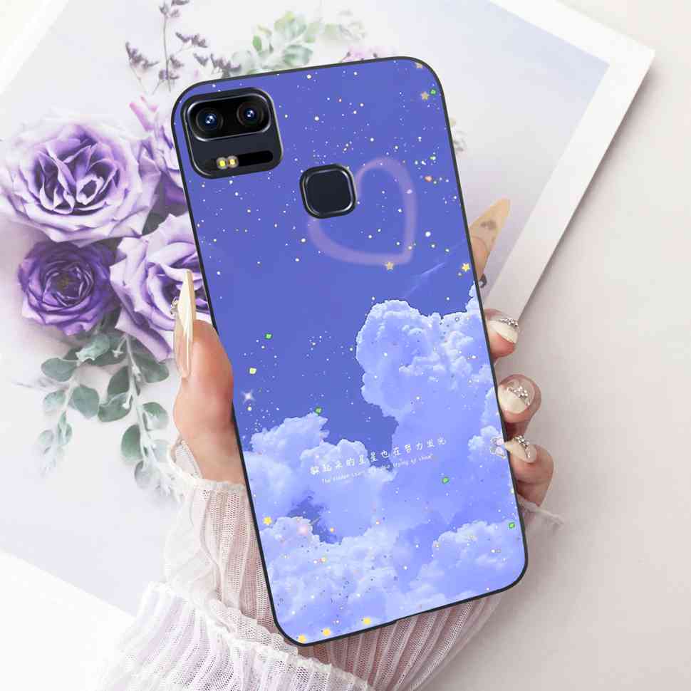 Für Asus Zenfone 3 Zoom Hülle Cartoon Schmetterling Löwe Silikon TPU Schwarz Weiche Abdeckung Für Asus ZE553KL Handyhüllen Stoßstange Fundas