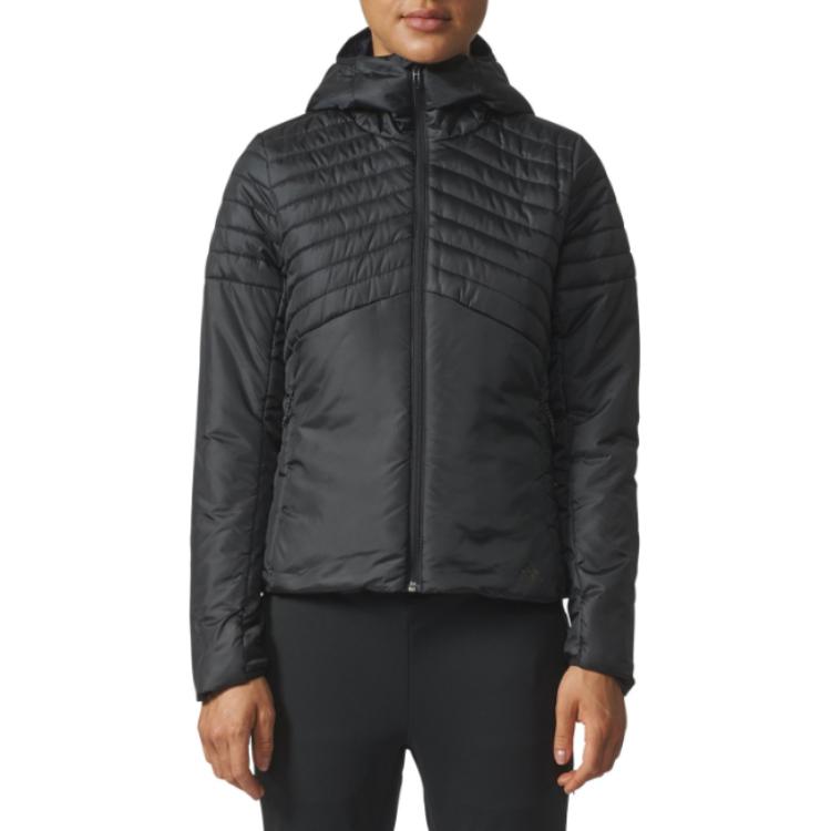 adidas Puffer Jackets Women's Hooded Moderate Other BQ1954