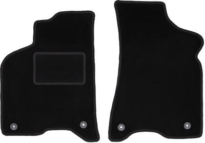 Schwarze Fußmatten für vorne für: Volkswagen Lupo Schrägheck (1997-2005)