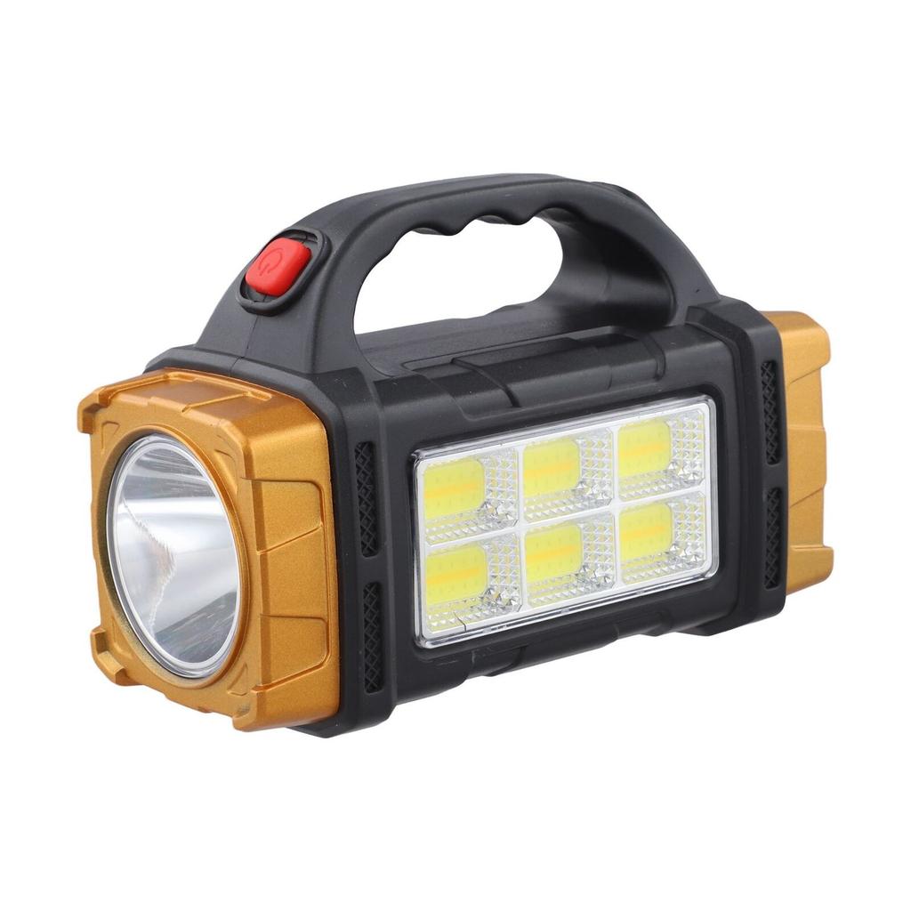 Efficient Solar Charging Solar Flashlight USB Rechargeable Light