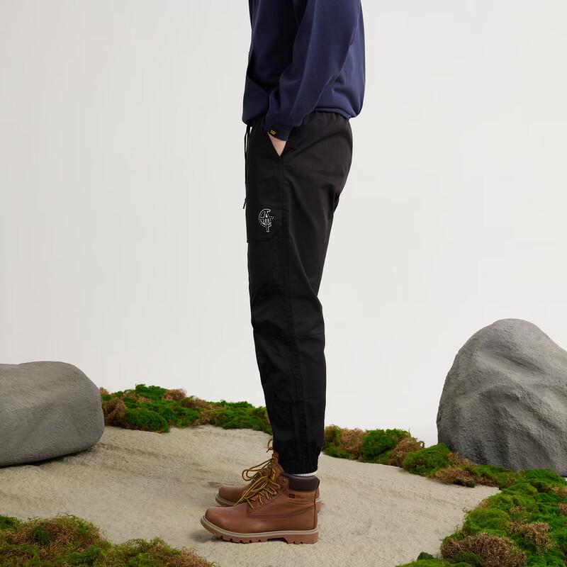 

CAT Men s Casual Loose Fit Drawstring Workwear Pants L