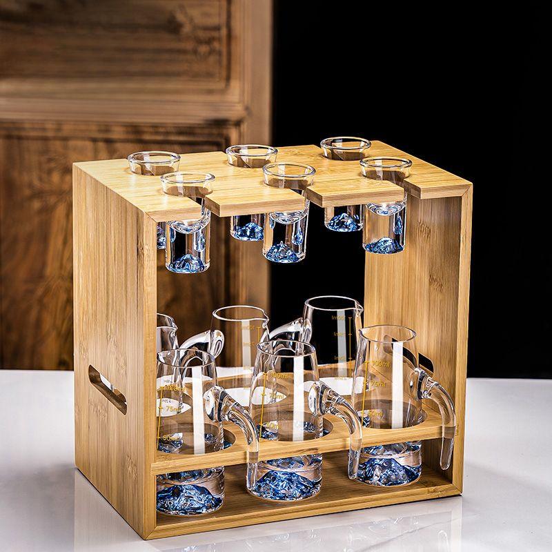 High-End Chinese Crystal Liquor Glass Set