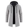 Maglioni da Uomo Cappotto Autunno Inverno Caldo Zip Media Lunghezza Cardigan Maglioni Uomo Casual Maglieria Maglione Cappotto da Uomo