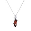 Elegante Meerjungfrau Kristall Anhänger Halskette Verstellbare Länge Choker Stilvolle Schlüsselbeinkette Ornament für Schmuckliebhaber