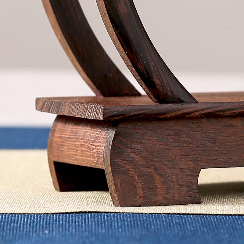 Solid Wood New Chinese Style Tea Set Display Shelf