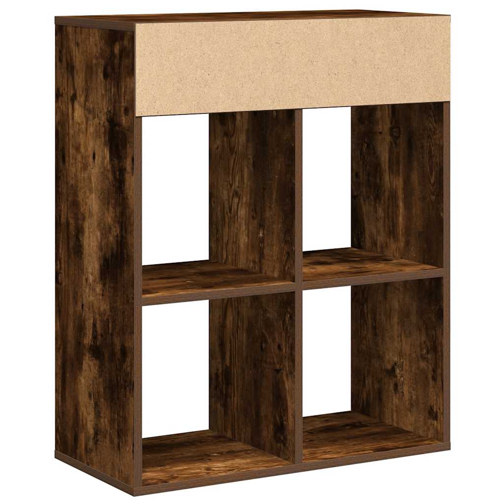 Bookshelf Smoked Oak 66 x 31 x 80 cm Engineered Wood