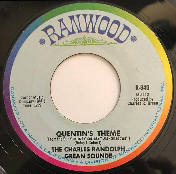 

7-дюймовая пластинка CHARLES RANDOLPH GREAN SOUND Quentins Theme 1 At The Blue W R840 Ranwood 1969 US Pop Б/у