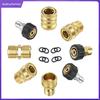 High-Pressure Washer M22 To 3/8" Quick Connect Brass Hose Adapter