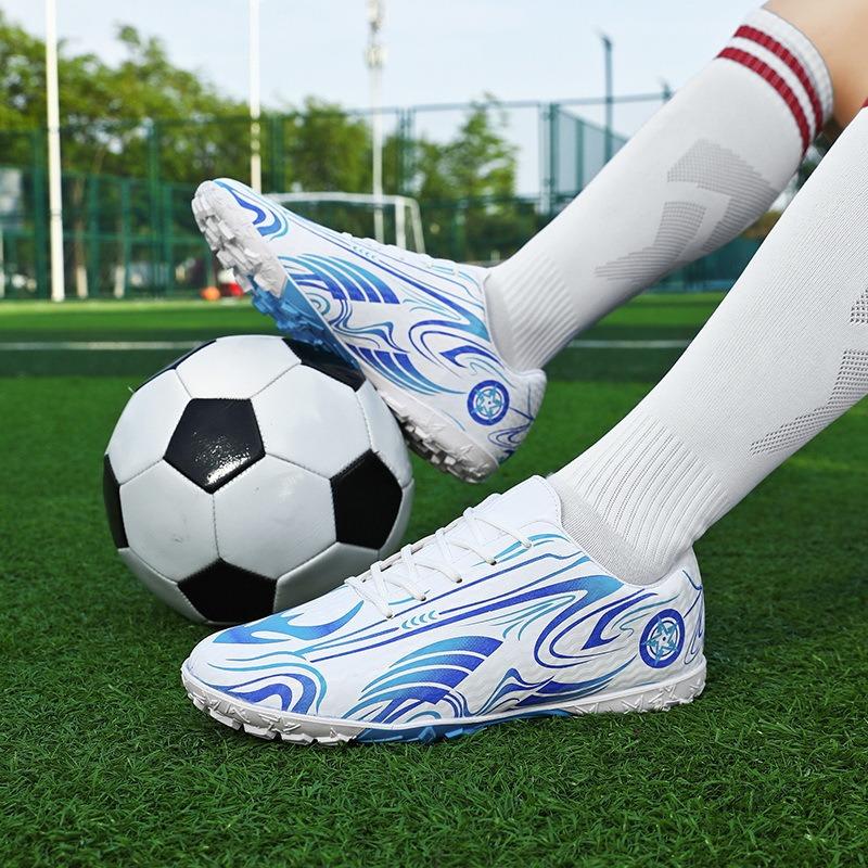 Non Slip Cleated Football Soccer Training Sports Shoes For Kids Youth And Adults