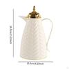 Insulated Coffee Carafe Luxury Arabic Style Portable Housewarming Ornaments 1000ml Teapot Pot