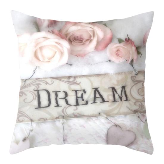 

Наволочка Троянда Суперм яка Зносостійка Дружня до шкіри Просте обслуговування Наволочка з квітковим принтом Наволочка для спальні E