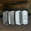 Luminous Magnetic Push Card Edc Metal Mechanical Slider Pushing Plate Coin Relieve Stress Ease Plaything Glowing  Antistresse Fidgeting