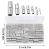 300Pcs NonInsulated Butt Connectors Butt Terminals Electrical Wire Connectors Tinned Copper Crimp Splices Cable Ferrules