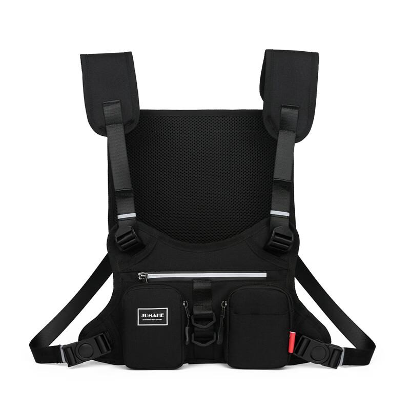 Мужская жесткая нагрудная сумка-кроссбоди