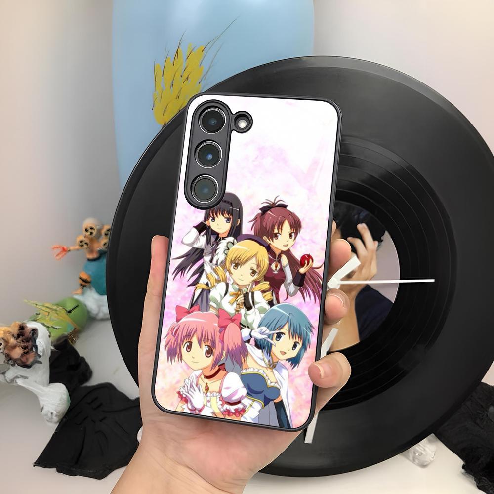 

Magi Madoka Magica Phone Case For Samsung Galaxy S26 S25 S24 S23 S22 S20 S21 Ultra Plus Edge Fe Colored Silver Cover Galaxy S23