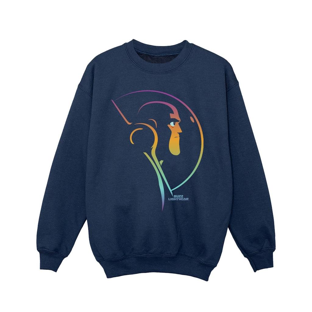 Disney Girls Lightyear Blended Stare Sweatshirt