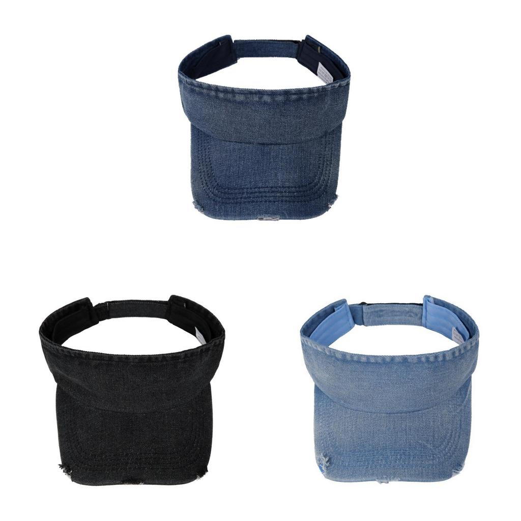 Denim Bucket Hat With Sun Protection And Adjustable Fit For Casual Summer Wear