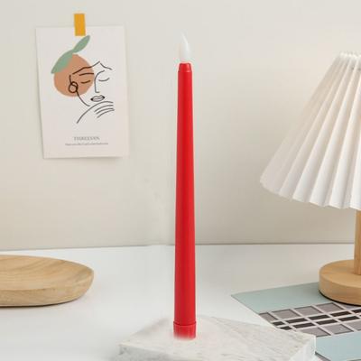 Simulation Led Candles Battery Operated with Flickering Flame Flameless Taper Candles Creative 3D Wick Candlesticks
