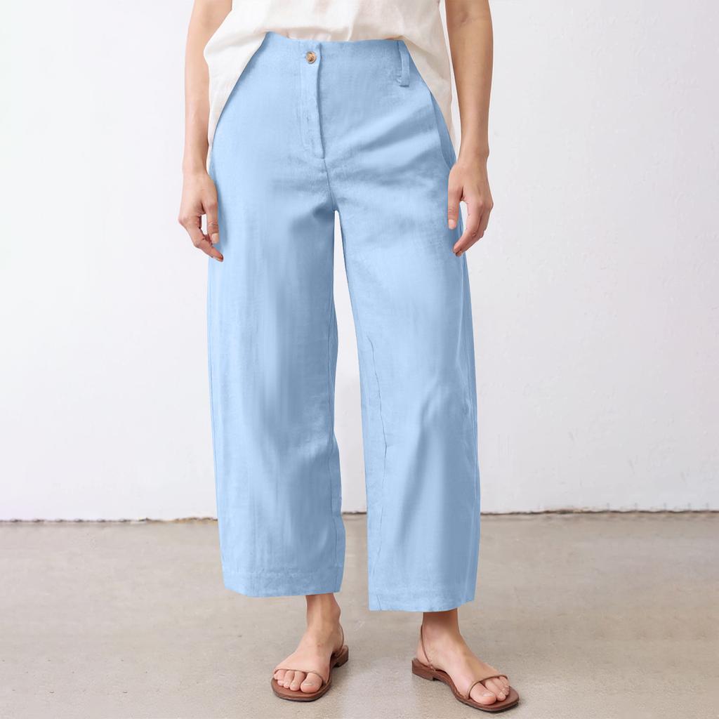 Women's Casual Loose Pants Straight Wide Leg Pants Casual Pants