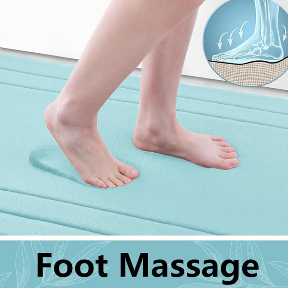 Memory Foam Bath Mat Non-Slip Bathroom Mat Ultra Soft Bath Rug