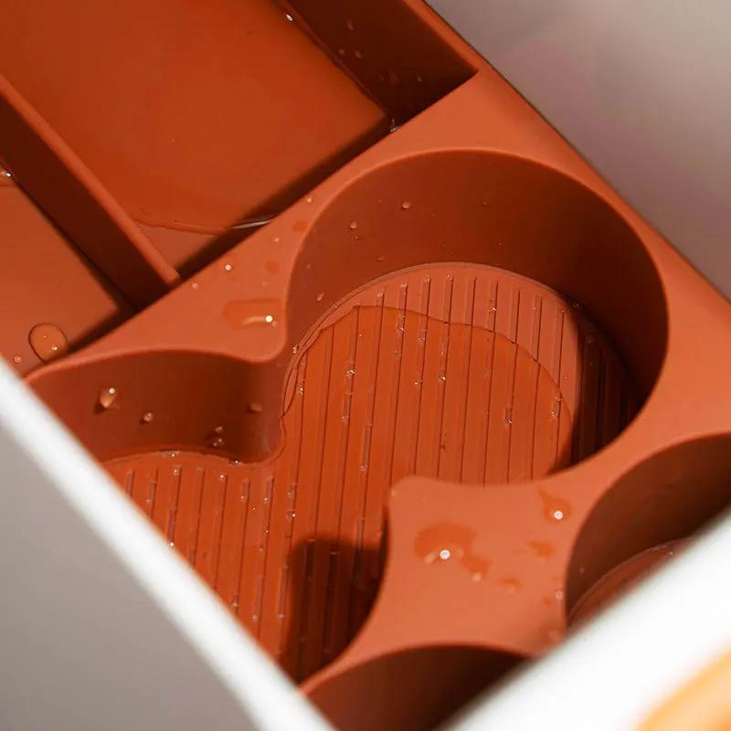 For AITO M9 2024 Heater Cooler Box Silicone Pad Scratch Resistant Waterproof Dedicated Refrigerator Protective Mat Car Accessory
