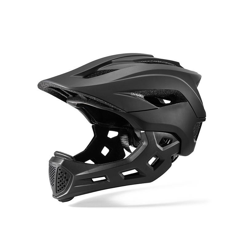 Kids Full Face Bike Helmet 2-in-1 Detachable Lightweight for Cycling Skateboard Scooter, Adjustable MTB BMX Helmet for Boys Girls Ages 4-10
