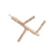 Finches Wooden Natural Conure Bird Perch Parrot Toy Chewing Stick Wood Stand