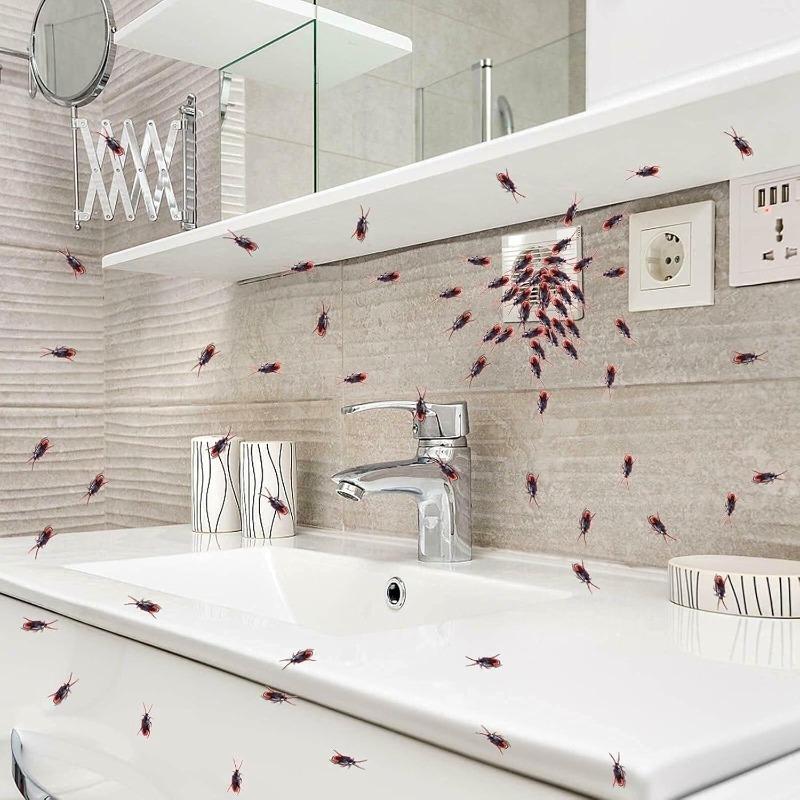 Fake Kakerlaken Spielzeug Set, Realistische Fake Kakerlaken Tolle Möglichkeit, einen Streich zu spielen, Falsche Kakerlaken für Halloween Streichspielzeug, Kinder Trick Witzspielzeug Erwachsene