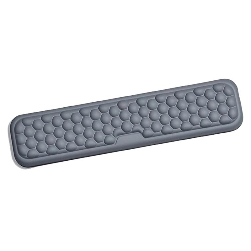 Gray Massage Texture Mouse Pad Keyboards Hand Rest Keyboards Wrist Rest Pad Wrist Support Computer for Rest