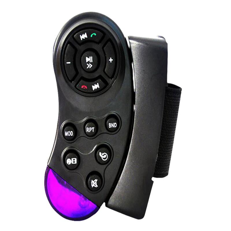 

1pc Universal Car Steering Wheel Wireless Remote Control Switch Vehicle Bluetooth MP3 DVD Stereo 11 Buttons for Player